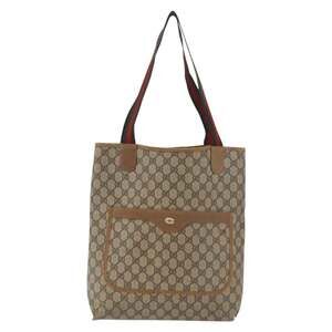 Gucci GG Supreme Web Tote Beige
